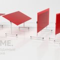 Мобильный складной стол ЛСО (LSO) для зон коммуникаций